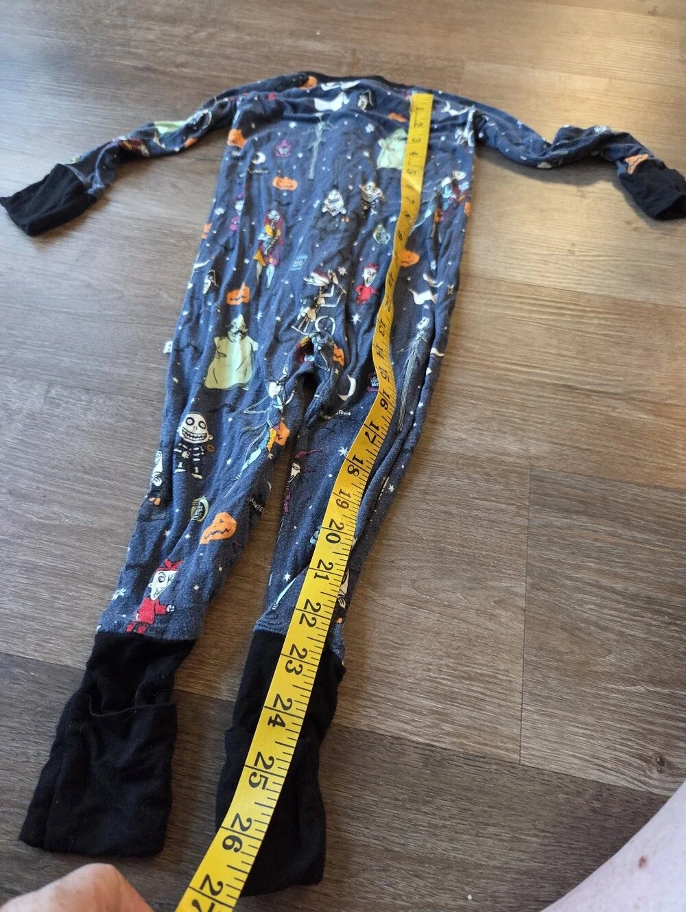 Little Sleepies Bamboo Nightmare Before Christmas Pajamas Oogie Boogie 12-18m